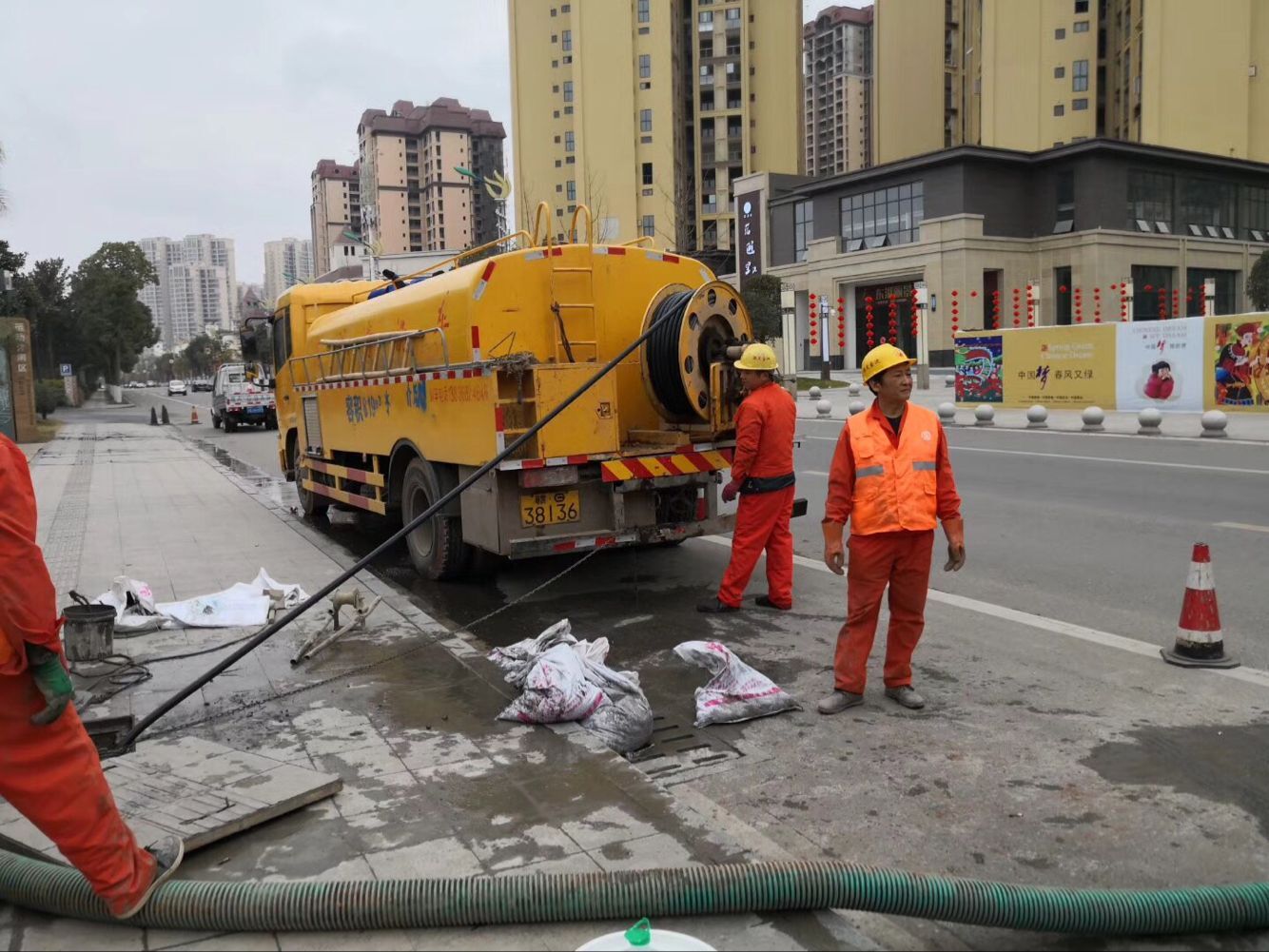 洮南排污管道清淤-管道清洗